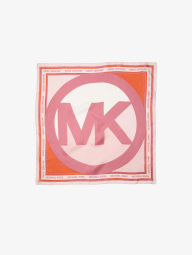 Женский шелковый платок Michael Kors с логотипом 1159846450 (Розовый One size)