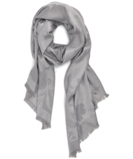 Стильний шарф Calvin Klein з бахромою 1159846707 (Сірий One size)