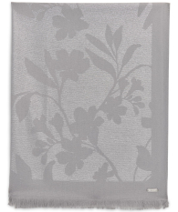 Стильний шарф Calvin Klein з бахромою 1159846707 (Сірий One size)