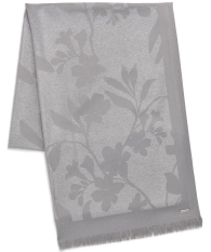 Стильний шарф Calvin Klein з бахромою 1159846707 (Сірий One size)