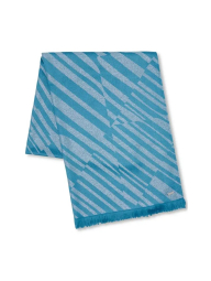 Женский шарф Calvin Klein с блеском 1159848568 (Синий One size)