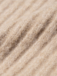 В'язаний шарф з капюшоном UNIQLO в рубчик 1159854568 (Бежевий One size)