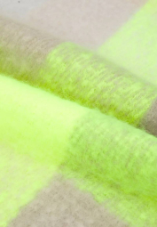 Шарф Levi's в клетку 1159858883 (Салатовый One size)