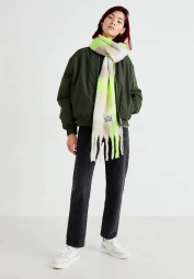 Шарф Levi's в клетку 1159858883 (Салатовый One size)