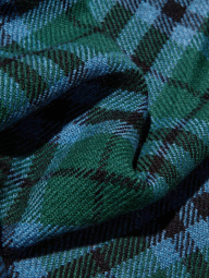 Шарф HEATTECH Uniqlo с принтом в клетку 1159859496 (Зеленый One size)