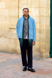 Шарф HEATTECH Uniqlo з принтом у клітку 1159859496 (Зелений One size)