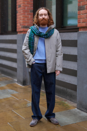 Шарф HEATTECH Uniqlo з принтом у клітку 1159859496 (Зелений One size)