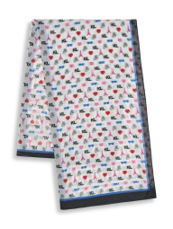 Женский шарф Karl Lagerfeld Paris платок 1159863813 (Разные цвета One size)