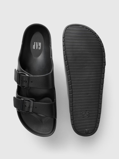Шлепанцы GAP с пряжкой 41-42,5 (10-11 US) 28,7 см Черный 1159838915