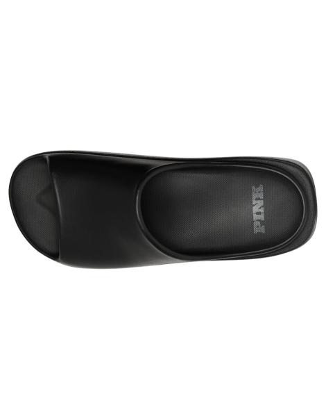 Женские шлепанцы Victorias Secret PINK на платформе 38-39 (7-8 US) 26,5 см Черный 1159843634