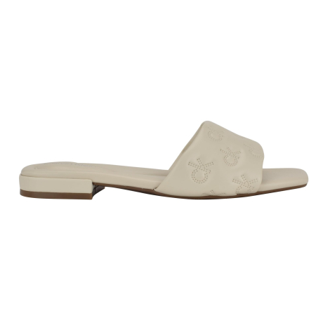 Легкие женские шлепанцы Calvin Klein Traven 37,5 (7 US) 24 см Молочный 1159845357