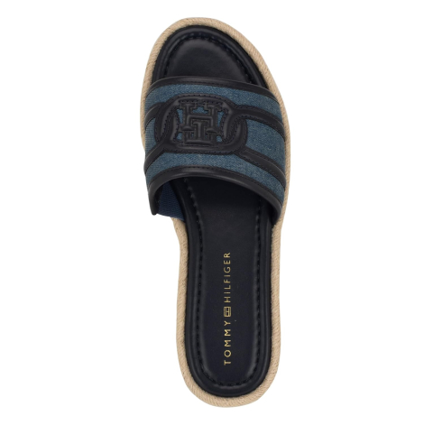 Жіночі шльопанці-еспадрільї Tommy Hilfiger 37,5 (7 US) 24 см Синій 1159846040