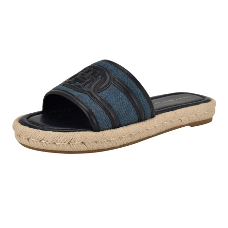 Жіночі шльопанці-еспадрільї Tommy Hilfiger 37,5 (7 US) 24 см Синій 1159846040