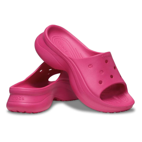Жіночі шльопанці Bae Slide Crocs на платформі 38-39 (w8 US) 26 см Рожевий 1159850953