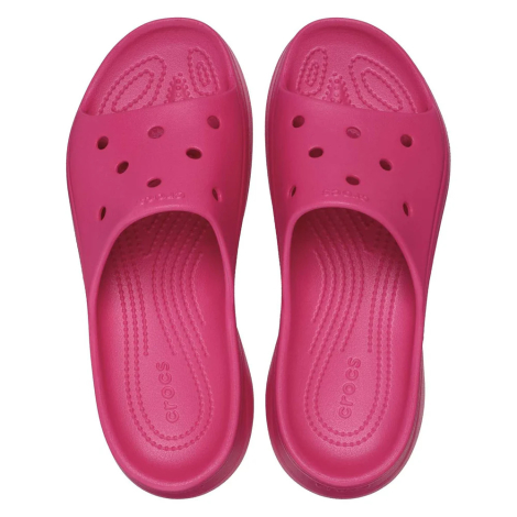 Жіночі шльопанці Bae Slide Crocs на платформі 38-39 (w8 US) 26 см Рожевий 1159850953