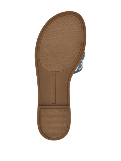 Женские шлепанцы Guess 39,5 (9 US) 26 см Синий 1159851900