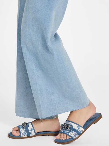 Женские шлепанцы Guess 39,5 (9 US) 26 см Синий 1159851900