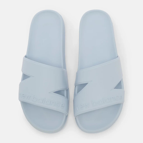 Женские шлепанцы New Balance с логотипом 41,5 (10 US) 26 см Голубой 1159852854