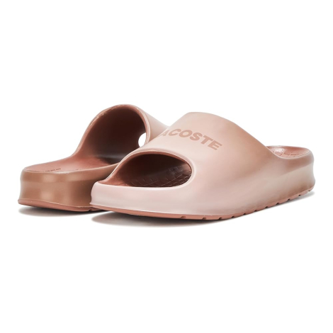 Чоловічі шльопанці Serve Slide 2.0 Lacoste з логотипом 43 (10 US) 27 см Коричневий 1159854979