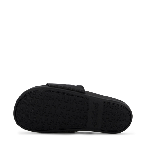 Легкі шльопанці Adilette Comfort Adidas з фірмовими смужками 42 (8 US) 27,5 см Чорний 1159855374