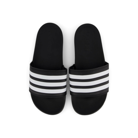 Легкі шльопанці Adilette Comfort Adidas з фірмовими смужками 42 (8 US) 27,5 см Чорний 1159855374