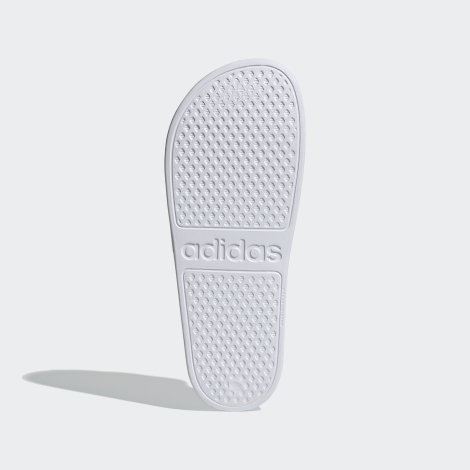 Легкие шлепанцы Adilette Aqua от Adidas с фирменными полосками 47 (12 US) 30 см Белый/Серый 1159855964