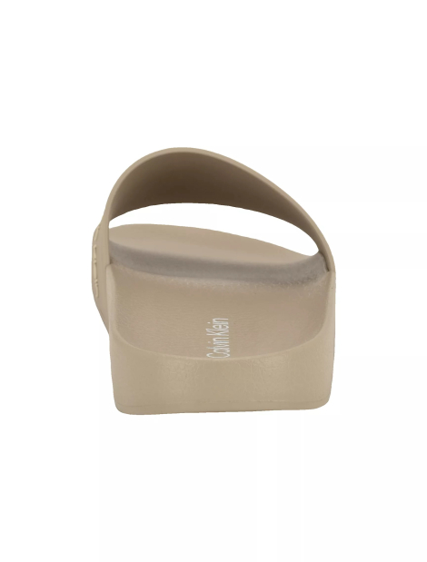 Женские шлепанцы Anyka Calvin Klein 37,5 (7 US) 24,5 см Бежевый 1163224902