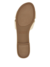 Жіночі шльопанці Guess зі стразами 36,5 (6 US) 23,5 см Молочний 1159842690