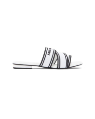 Женские шлепанцы Karl Lagerfeld Paris с логотипом 39 (8,5 US) 25,5 см Белый 1159844842