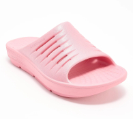 Женские шлепанцы Skechers Go Recover Refresh Glam Up с блеском 38 (8 US) 25,5 см Розовый 1159845190