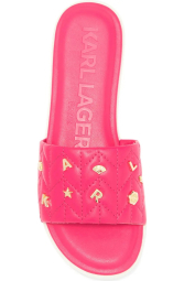 Женские шлепанцы Karl Lagerfeld Paris 37,5 (7 US) 23,5 см Розовый 1159845363