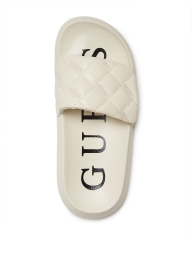Жіночі стьобані шльопанці Pearlin Guess 37,5 (7 US) 24,5 см Молочний 1159845948