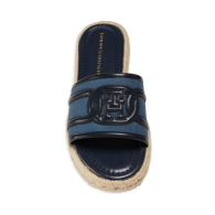 Жіночі шльопанці-еспадрільї Tommy Hilfiger 37,5 (7 US) 24 см Синій 1159846040