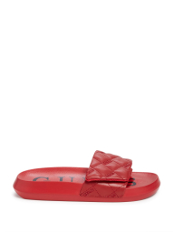 Женские стеганые шлепанцы Guess Pearlin 39,5 (9 US) 26,5 см Красный 1159846174