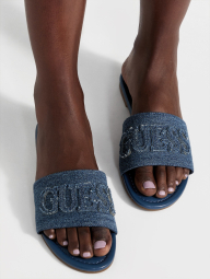 Женские шлепанцы Guess 36,5 (6 US) 23,5 см Синий 1159846290