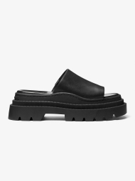 Жіночі шкіряні шльопанці Kendra Michael Kors на платформі 40,5 (9,5 US) 26,3 см Чорний 1159848218