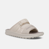 Женские шлепанцы New Balance с логотипом 38,5 (8 US) 25,5 см Молочный 1159848465