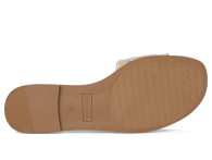 Шлепанцы женские Calvin Klein с логотипом 40 (9,5 US) 26,5 см Бежевый 1159850387