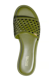 Жіночі плетені шльопанці Michael Kors 37 (7 US) 24 см Зелений 1159851880