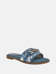 Женские шлепанцы Guess 39,5 (9 US) 26 см Синий 1159851900