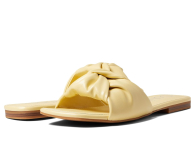 Шлепанцы женские Calvin Klein из экокожи 39 (8,5 US) 25,5 см Желтый 1159852545