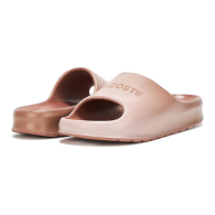 Чоловічі шльопанці Serve Slide 2.0 Lacoste з логотипом 43 (10 US) 27 см Коричневий 1159854979