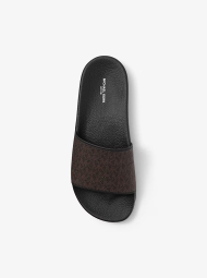 Чоловічі шльопанці Jake Michael Kors 47 (13 US) 30 см Чорний/Коричневий 1159861454