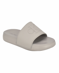 Шлепанцы мужские Calvin Klein с логотипом 42 (9 US) 28 см Серый 1162175043
