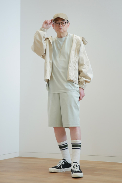 Мужские легкие шорты UNIQLO DRY-EX 1159842140 (Зеленый XL)