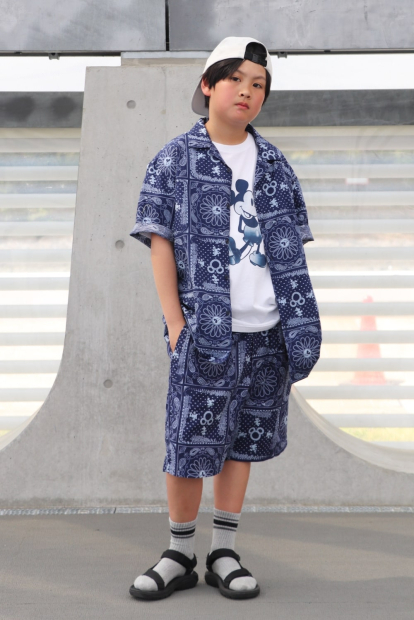 Легкие шорты Disney in Blue от UNIQLO с принтом 1159842260 (Синий S)