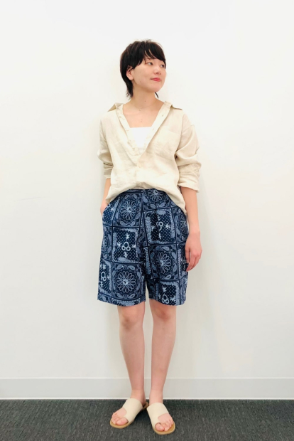 Легкие шорты Disney in Blue от UNIQLO с принтом 1159842260 (Синий S)