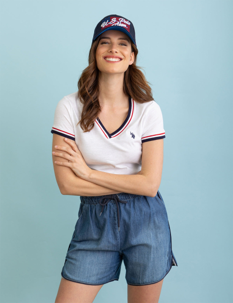 Жіночі шорти US Polo Assn 1159842349 (Синій XS)