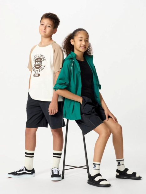 Детские шорты UNIQLO DRY-EX 1159843998 (Черный 125-135)