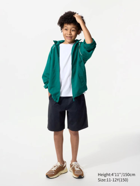 Детские шорты UNIQLO DRY-EX 1159843998 (Черный 125-135)